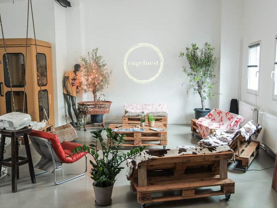 Engelnest – Ehemaliges Palettenlager als Coworking Space