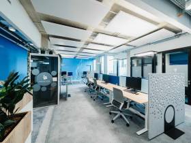 Büros, Coworking-Bereiche und Eventflächen im South Horizon
