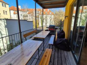 Ab 250€/Person - Sonniges Startup-Loft am Goetheplatz mit Balkon & Grill