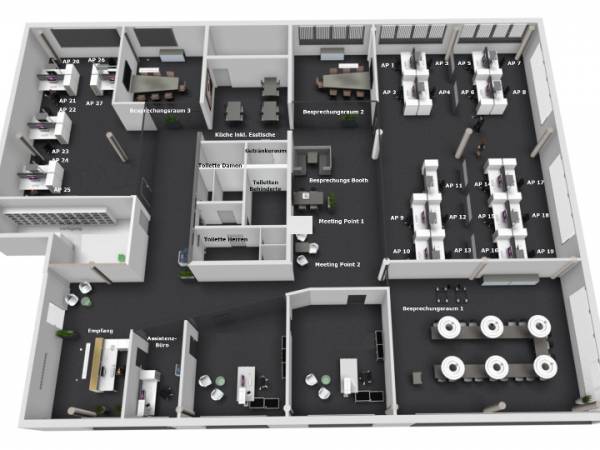 Bürogemeinschaft im modernen Neubau in Friedrichshafen — Bild 7
