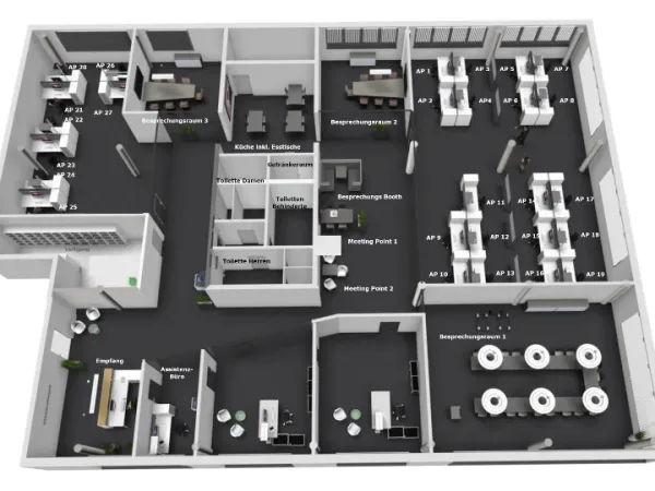 Abschließbares Büro in Friedrichshafen – Moderne Bürogemeinschaft in Friedrichshafen — Bild 7