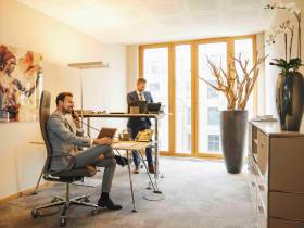 Büroräume und Coworking mit Fleetblick