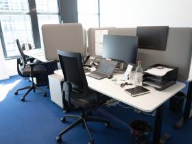 Office space for rent - 55.85 m² (two rooms: 23.95 m² and 31.9 m²)