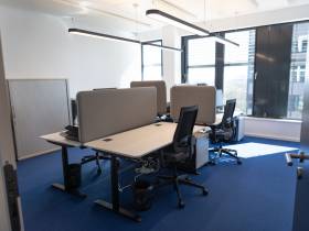 Office space for rent - 55.85 m² (two rooms: 23.95 m² and 31.9 m²)