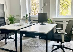 Musterbüros mit Ausstattung