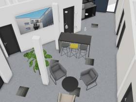 Exklusive Serviced-Offices umfassend saniertem Altbau