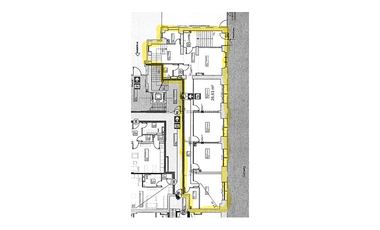 Büro mieten Elbestraße Frankfurt am Main Innenstadt