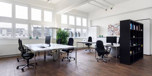 Schöne Büroräume direkt im Medienhafen im CoworkingSpace