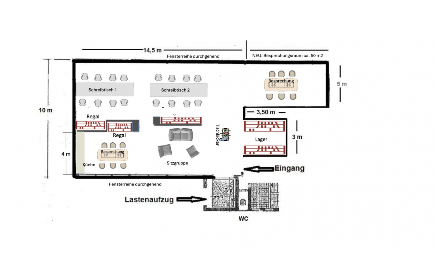 Büro mieten Rotenbergstraße Stuttgart Ost Gablenberg