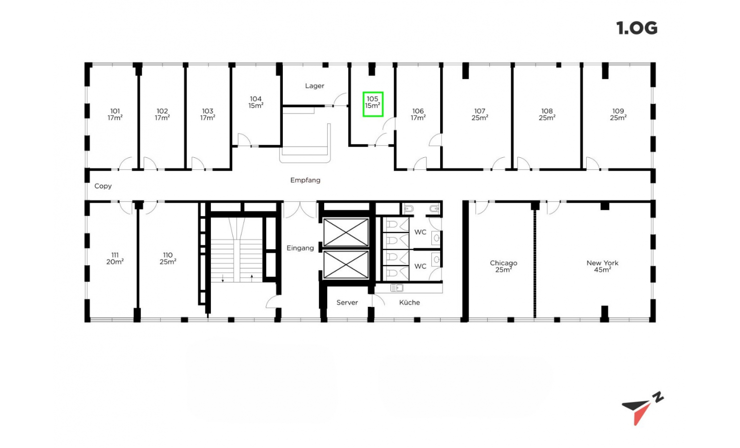 Büro mieten Esplanade Hamburg Neustadt
