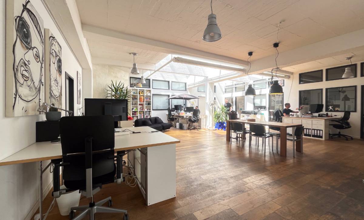Kreatives Industrieloft für Bürogemeinschaft im Agnesviertel, Köln