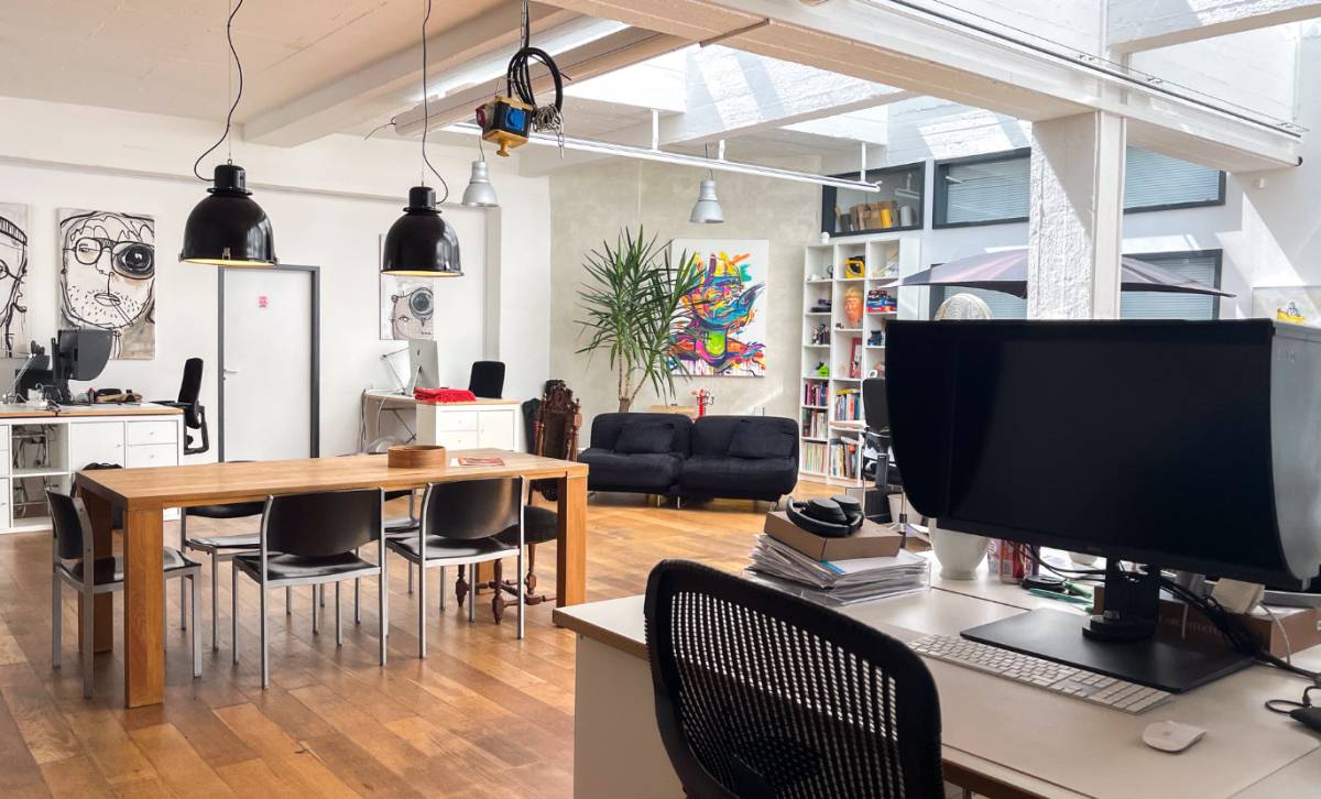 Kreatives Industrieloft für Bürogemeinschaft im Agnesviertel, Köln