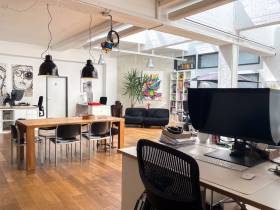 Arbeitsplatz im Agnesviertel in Industrieloft