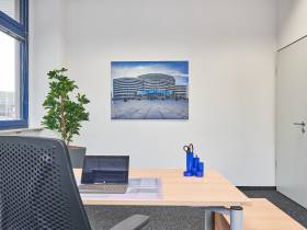 Top angebundene Bürofläche