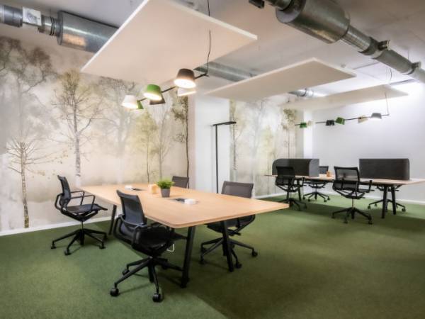 Stylischer Coworking Space mit Büros in Essen Stadtkern — Bild 8