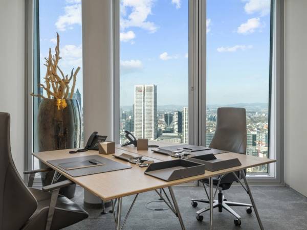 Moderne Premiumbüros und Coworking im 29. OG in Frankfurt Innenstadt — Bild 1