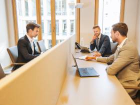 Büroräume und Coworking mit Fleetblick