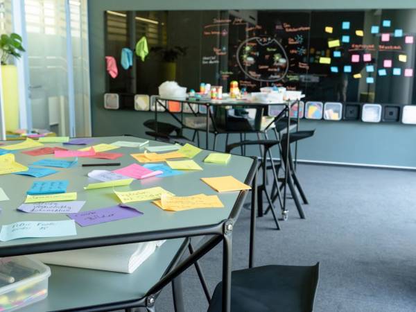 Kreativer Workshopraum in Bürogemeinschaft in Frankfurt Innenstadt — Bild 1