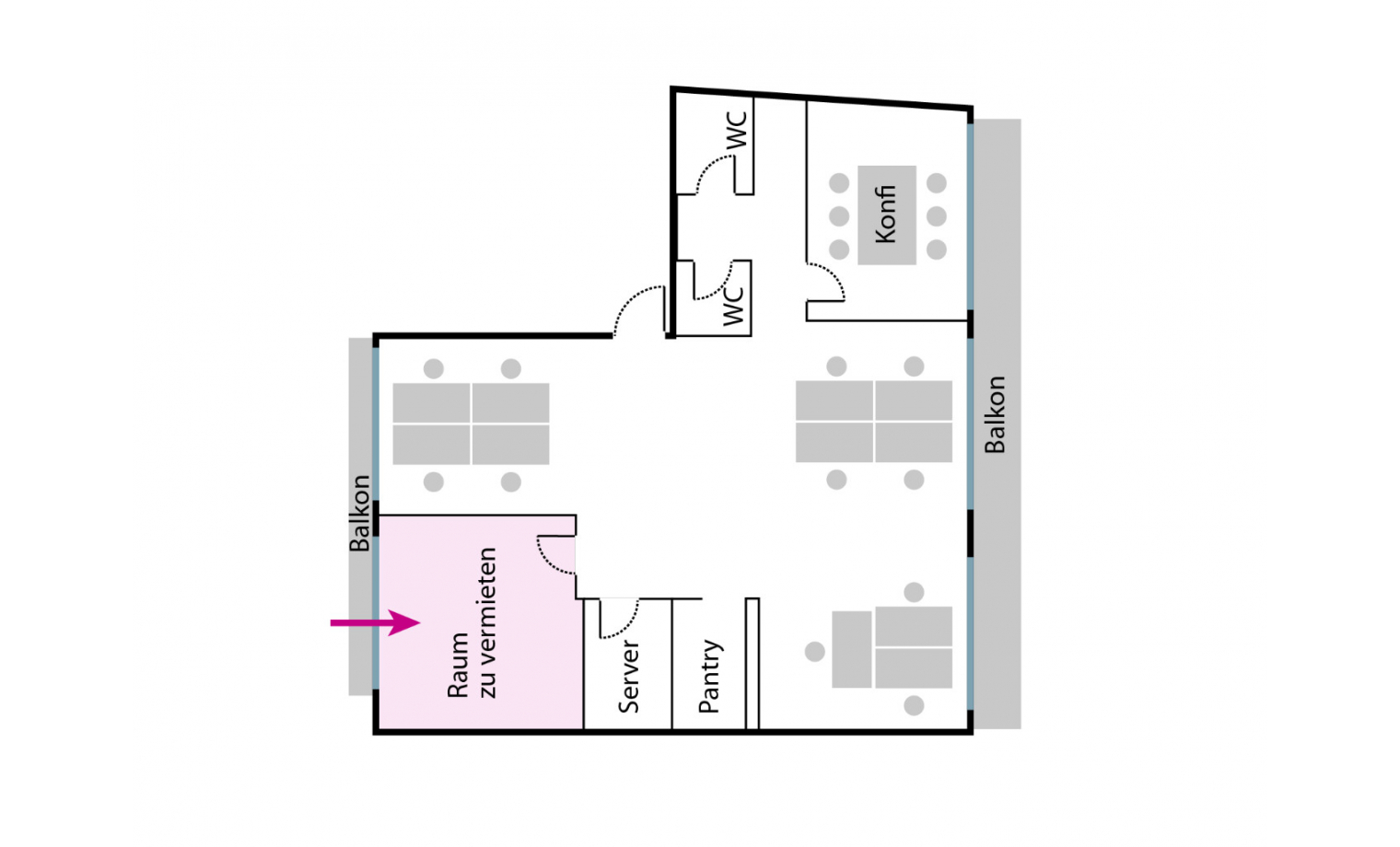 Büroräume Budapester Straße Hamburg St. Pauli