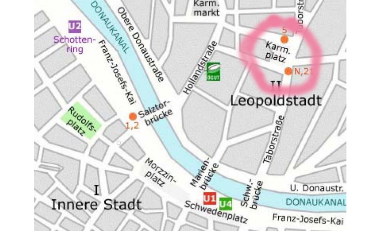 Büro mieten karmeliterplatz Wien 