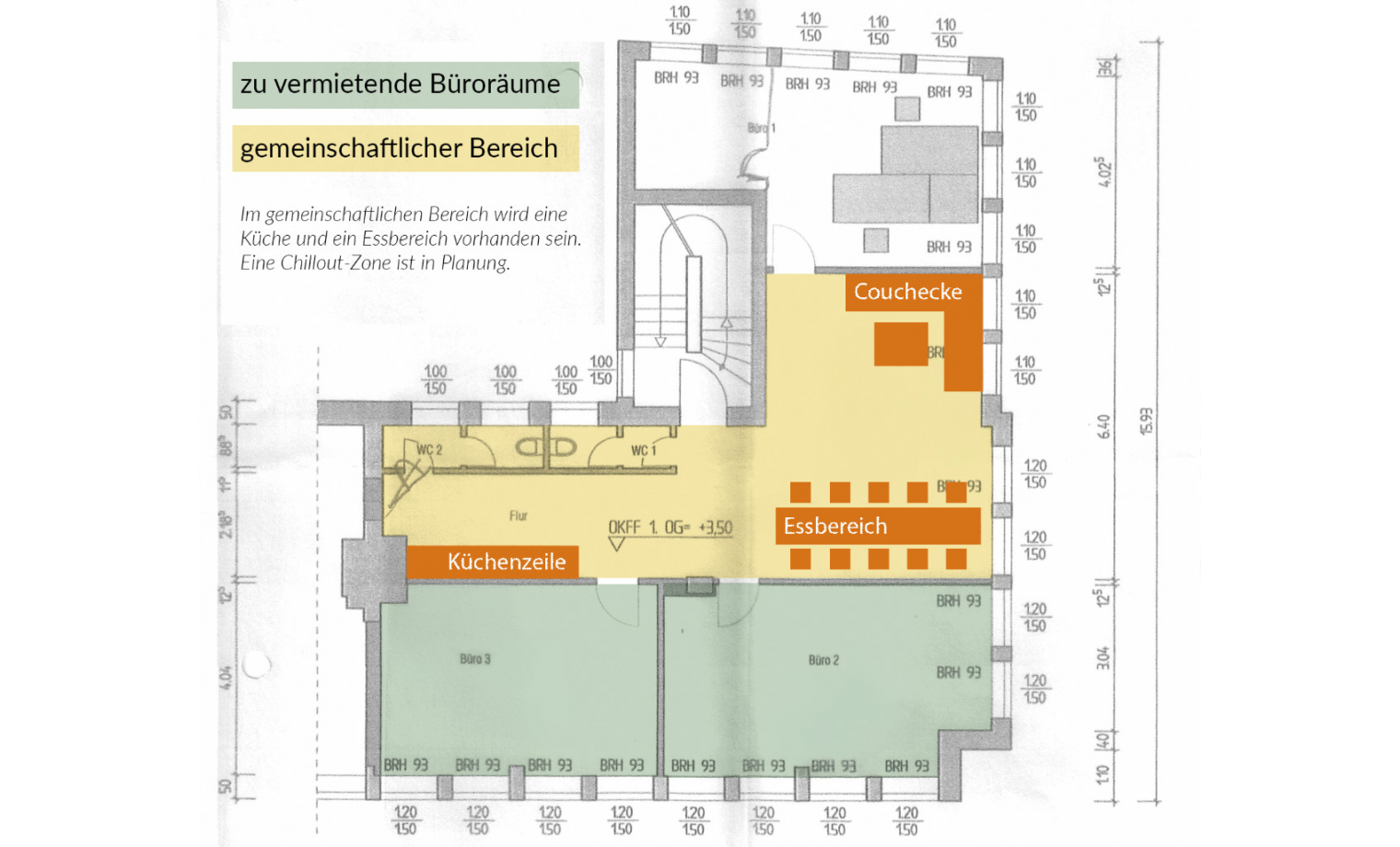 Büroraum Windthorststraße Münster Centrum