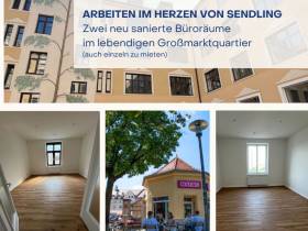 Zwei neu sanierte Büroräume im lebendigen Großmarktquartier