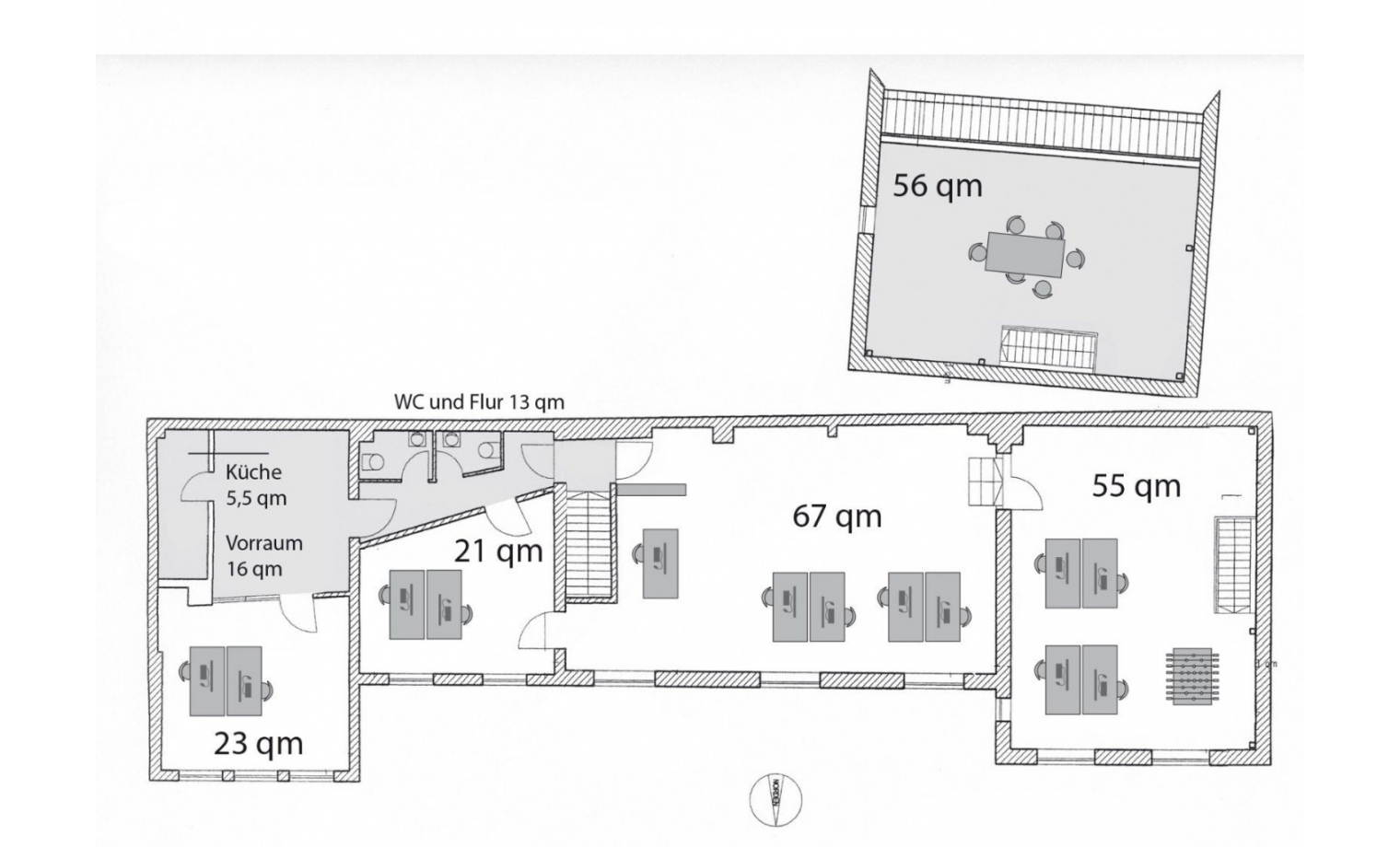 Büro auf Zeit Gollierstr. München Schwanthalerhöhe