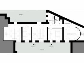 Büroraum 1 mit Gartenzugang