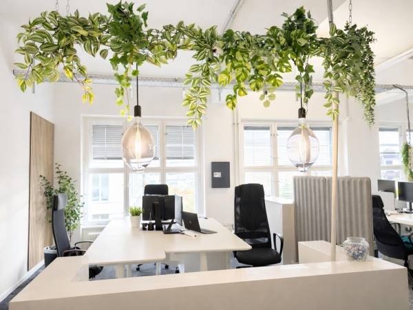 Schreibtischplatz in Berlin (Kreuzberg) – Lichtdurchflutetes Altbau-Büro in Bürogemeinschaft in Berlin-Kreuzberg — Bild 1