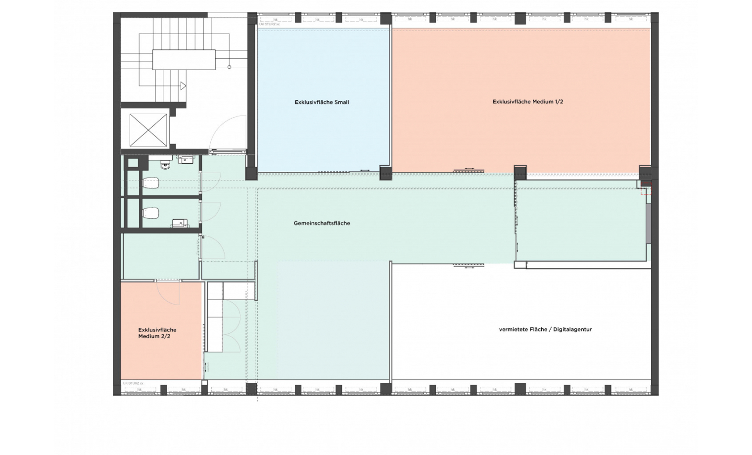 Büro auf Zeit Hauptstaetterstr. Stuttgart Mitte