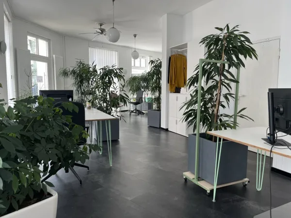 Schreibtischplatz in Darmstadt (Ost) – Helle und geräumige Bürogemeinschaft mit Tageslicht in Darmstadt-Ost — Bild 2