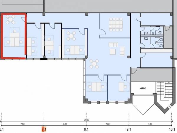 Modernes Büro in produktiver Bürogemeinschaft in Köln-Marsdorf — Bild 1