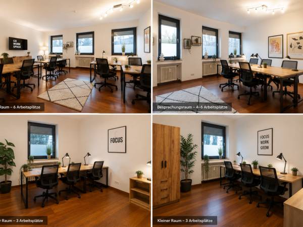 Moderner Coworking Space mit separaten Büros in Düsseldorf Pempelfort — Bild 2