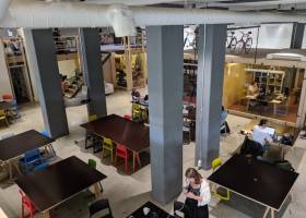Halle im Coworkingspace