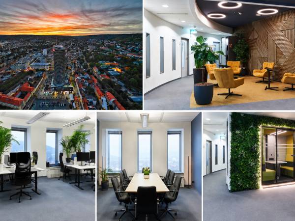 Moderner Coworking Space & Büros im Turm in Jena Zentrum — Bild 1