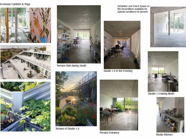 Helle Bürogemeinschaft mit Garten und Terrasse in Berlin-Wedding — Bild 1