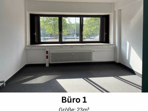 Helle Büroräume in zentraler Bürogemeinschaft in Münster-Bahnhof — Bild 1