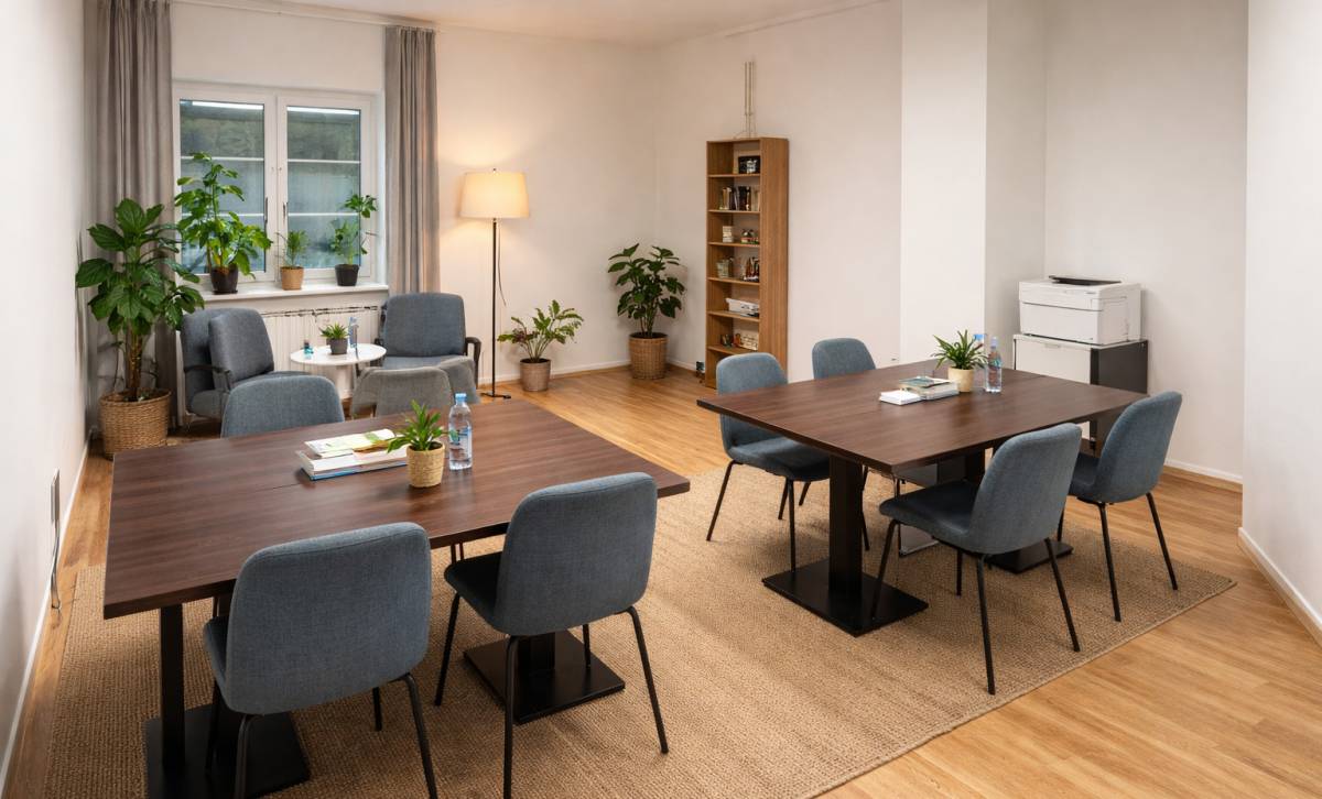Moderne Bürofläche in professioneller Bürogemeinschaft in