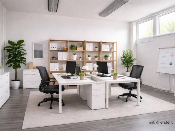 Heller, gepflegter Büroraum in Bürogemeinschaft in Neumünster
