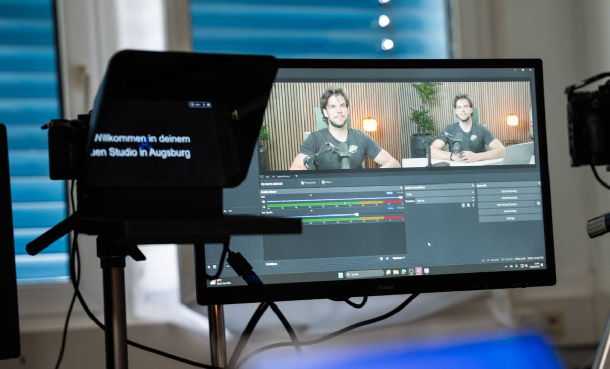 Professionelles, sofort einsatzbereites Videostudio in