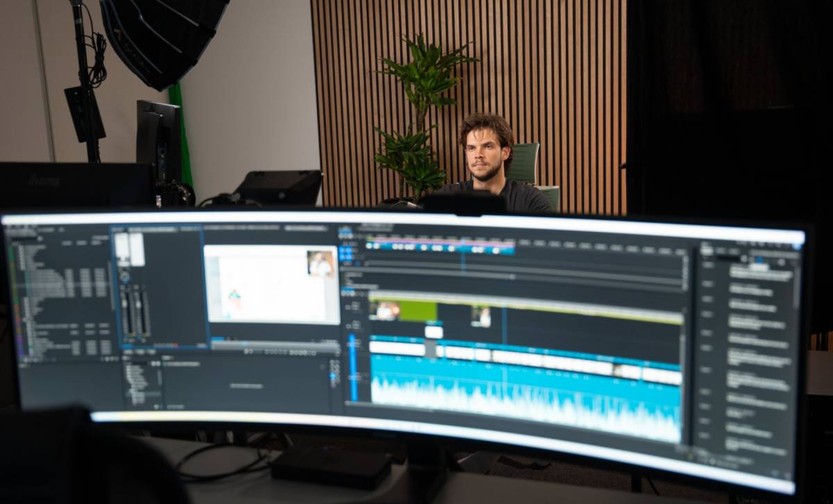 Professionelles, sofort einsatzbereites Videostudio in