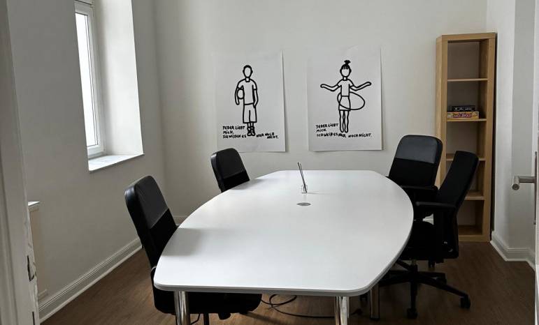 Bürozimmer Hinterseite