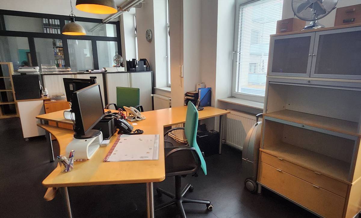 Kreatives Loft-Projektbüro in Bürogemeinschaft in Frankfurt Ostend