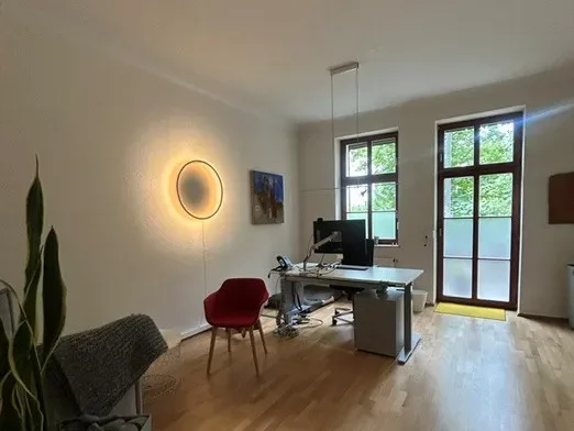Abschließbares Büro in Leipzig (Waldstraßenviertel) – Helle Bürogemeinschaft in Leipzig, Waldstraßenviertel — Bild 2