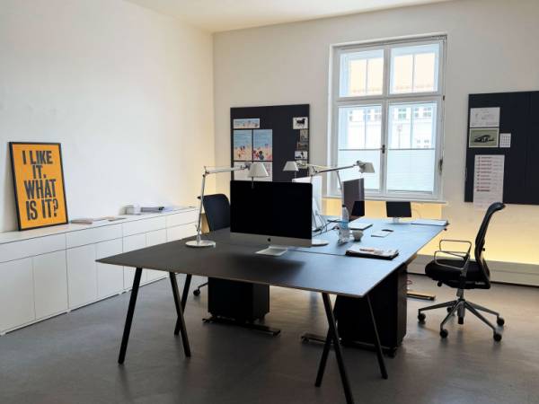 Schöner Arbeitsplatz in Design-Bürogemeinschaft in München-Sendling — Bild 2