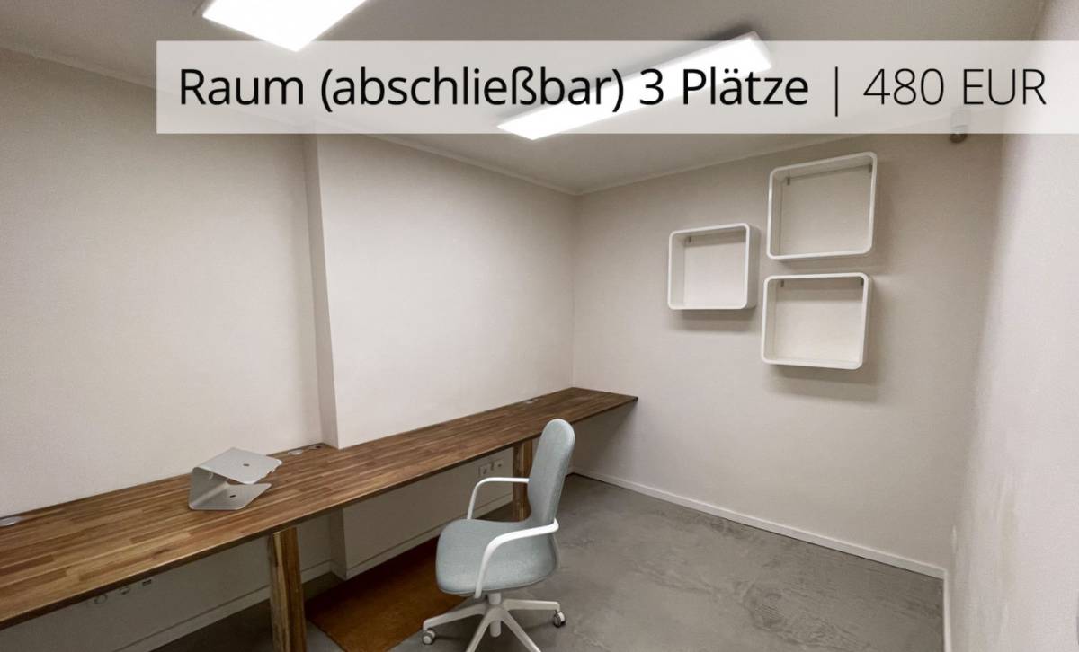 3er Büroraum (re) abschließbar