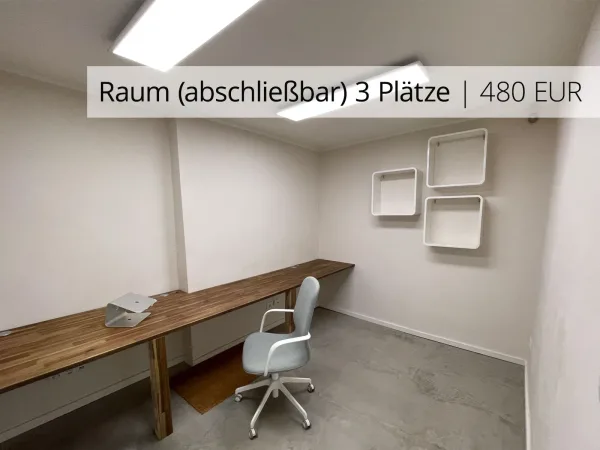 Abschließbares Büro in Hamburg (Rotherbaum) – Büro in Hamburg-Eimsbüttel | 1-6 Pers. | 2 Räume | all inkl. — Bild 2