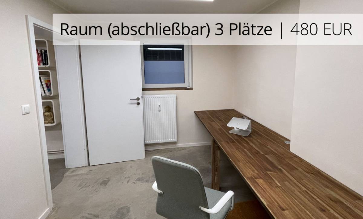 3er Büroraum (re) abschließbar