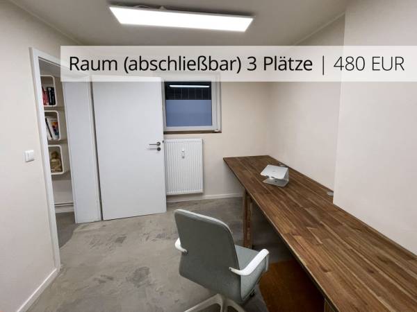Abschließbares Büro in Hamburg (Rotherbaum) – Büro in Hamburg-Eimsbüttel | 1-6 Pers. | 2 Räume | all inkl. — Bild 1