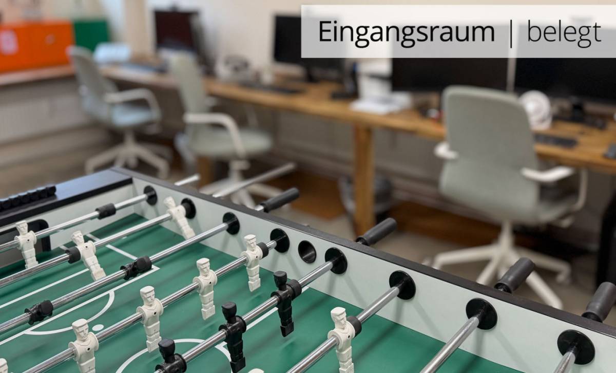 Eingangsraum mit Kicker (belegt)